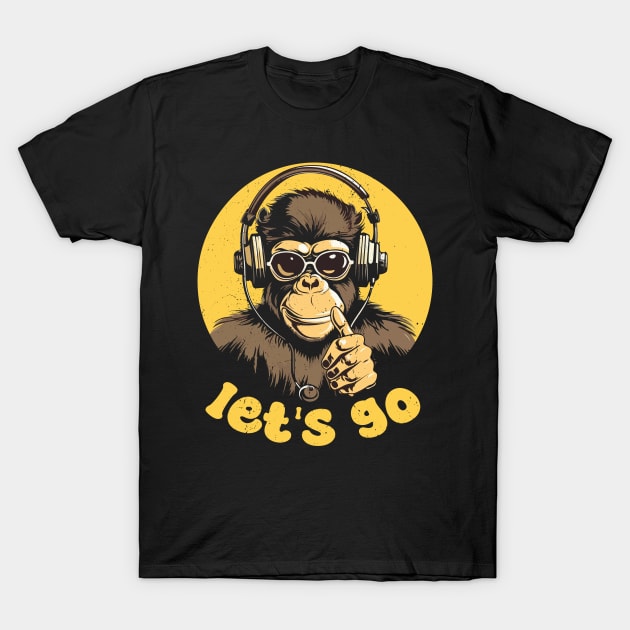 Gorilla Tag Monke VR Gamer for Kids, Adults, Teens T-Shirt by KRMOSH